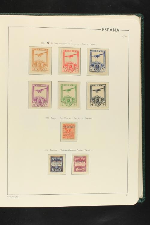 LOTES y COLECCIONES. ESPAÑA. Colección de 1900 a 1949 en dos