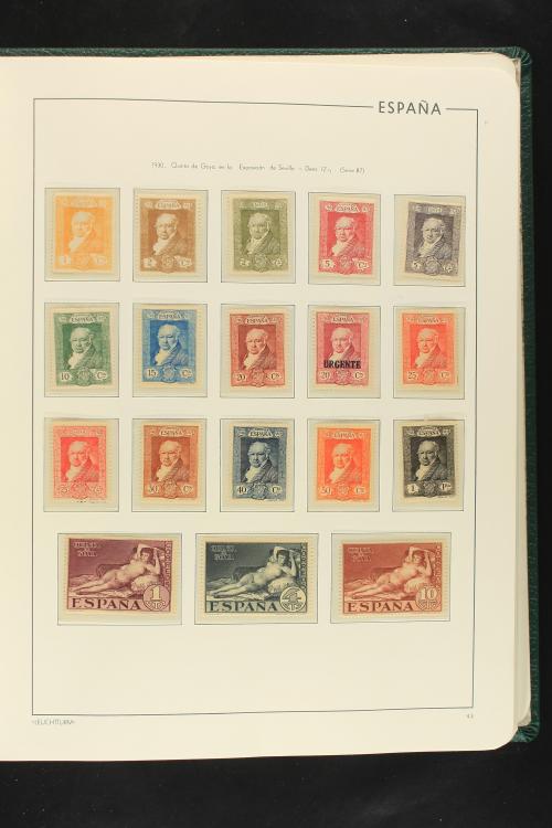 LOTES y COLECCIONES. ESPAÑA. Colección de 1900 a 1949 en dos