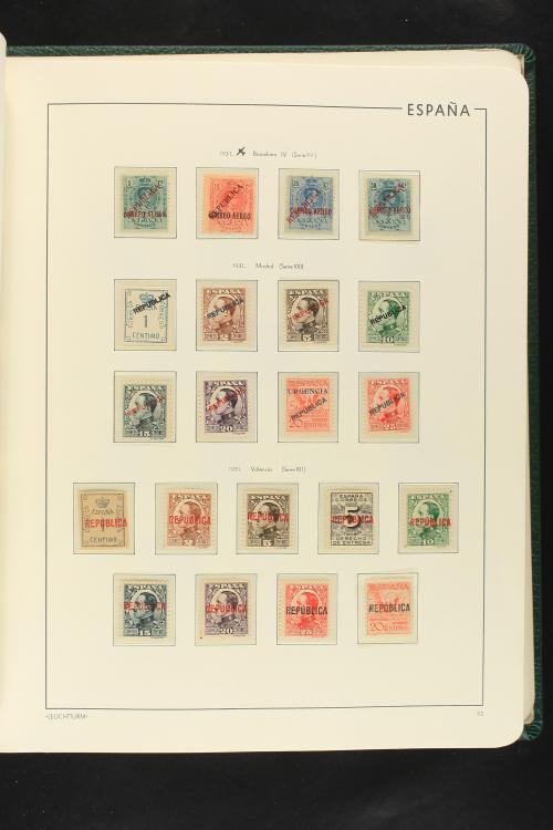 LOTES y COLECCIONES. ESPAÑA. Colección de 1900 a 1949 en dos