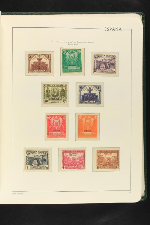 LOTES y COLECCIONES. ESPAÑA. Colección de 1900 a 1949 en dos