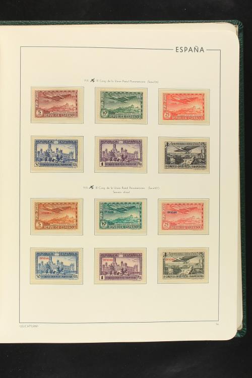 LOTES y COLECCIONES. ESPAÑA. Colección de 1900 a 1949 en dos