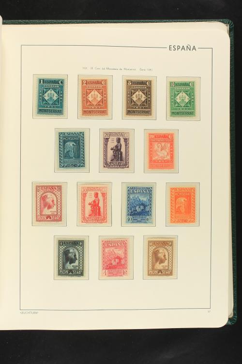 LOTES y COLECCIONES. ESPAÑA. Colección de 1900 a 1949 en dos