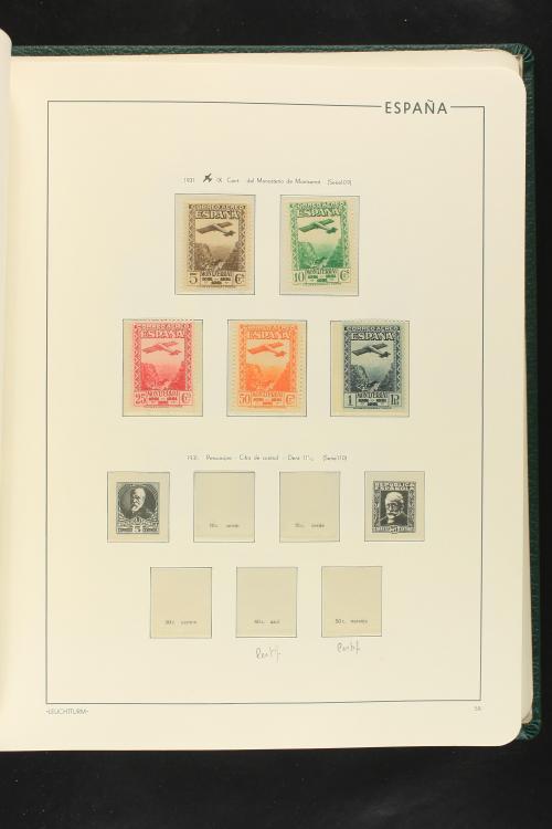 LOTES y COLECCIONES. ESPAÑA. Colección de 1900 a 1949 en dos