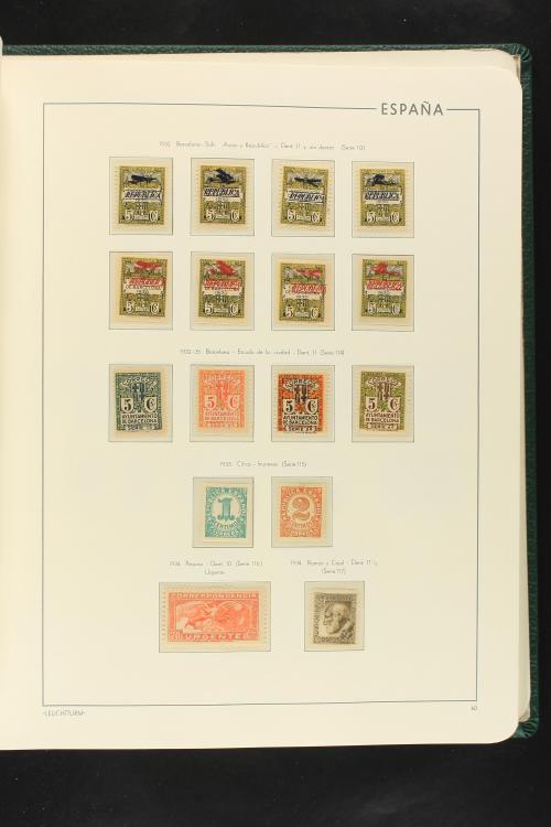 LOTES y COLECCIONES. ESPAÑA. Colección de 1900 a 1949 en dos