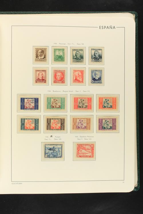 LOTES y COLECCIONES. ESPAÑA. Colección de 1900 a 1949 en dos