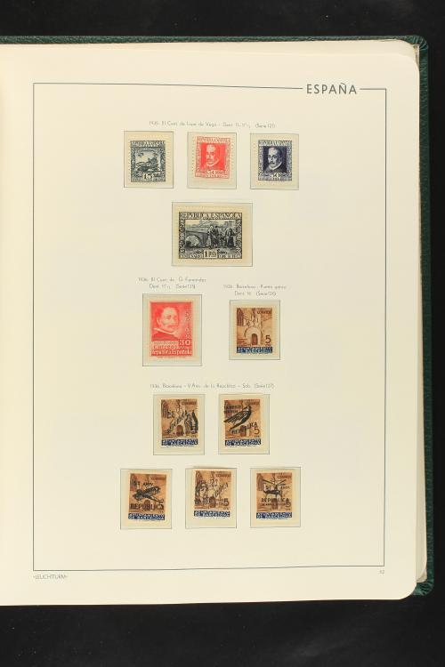 LOTES y COLECCIONES. ESPAÑA. Colección de 1900 a 1949 en dos