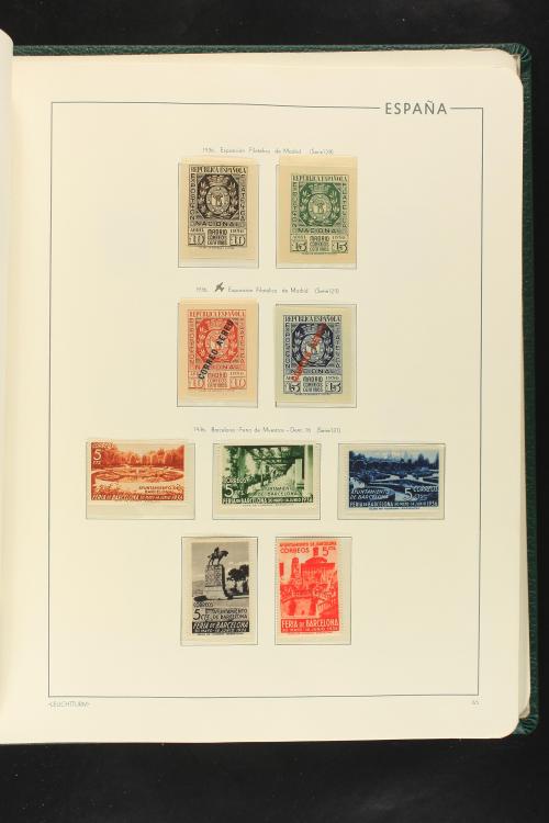 LOTES y COLECCIONES. ESPAÑA. Colección de 1900 a 1949 en dos