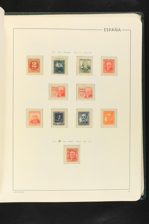 LOTES y COLECCIONES. ESPAÑA. Colección de 1900 a 1949 en dos