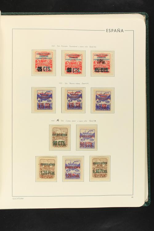 LOTES y COLECCIONES. ESPAÑA. Colección de 1900 a 1949 en dos