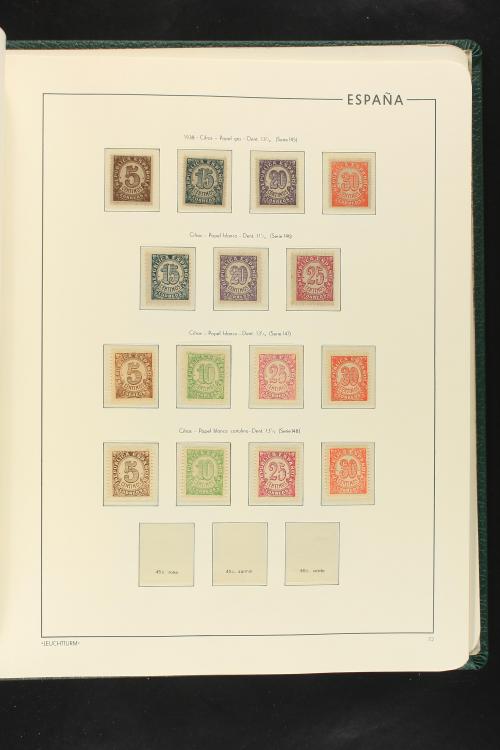 LOTES y COLECCIONES. ESPAÑA. Colección de 1900 a 1949 en dos