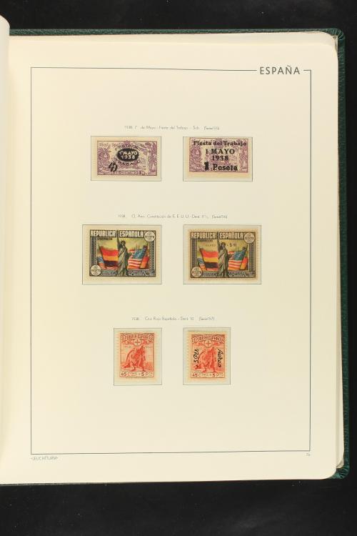 LOTES y COLECCIONES. ESPAÑA. Colección de 1900 a 1949 en dos