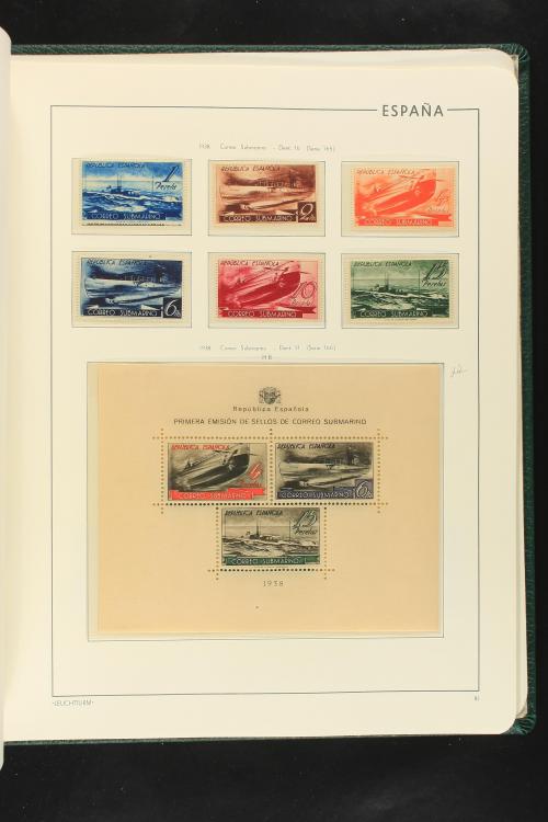 LOTES y COLECCIONES. ESPAÑA. Colección de 1900 a 1949 en dos