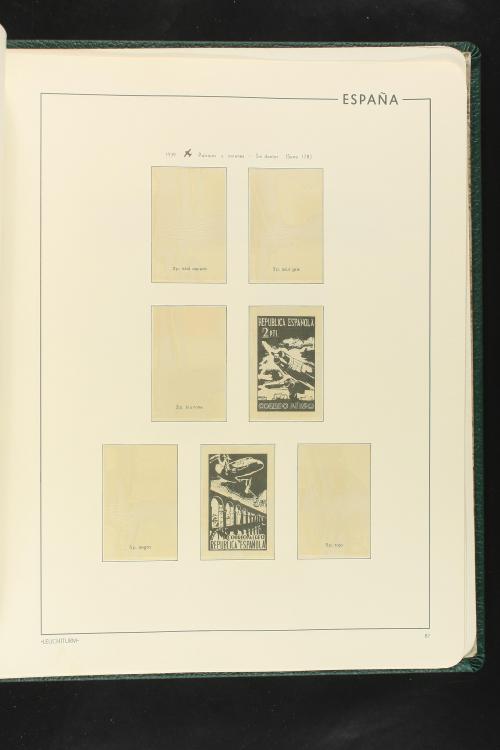 LOTES y COLECCIONES. ESPAÑA. Colección de 1900 a 1949 en dos