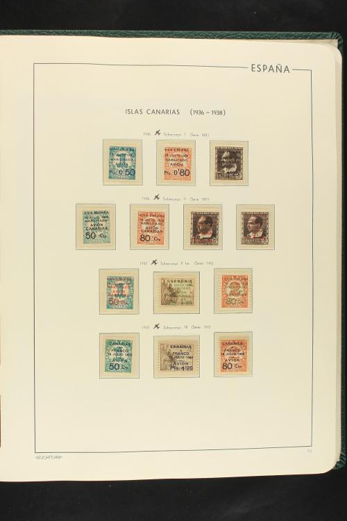 LOTES y COLECCIONES. ESPAÑA. Colección de 1900 a 1949 en dos