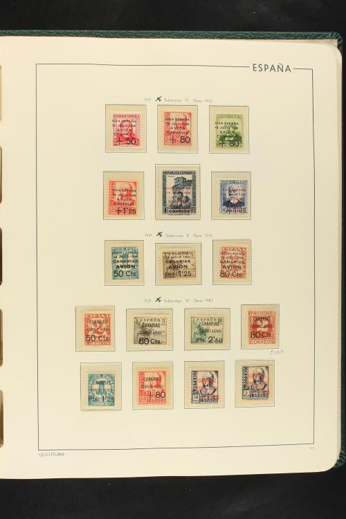 LOTES y COLECCIONES. ESPAÑA. Colección de 1900 a 1949 en dos