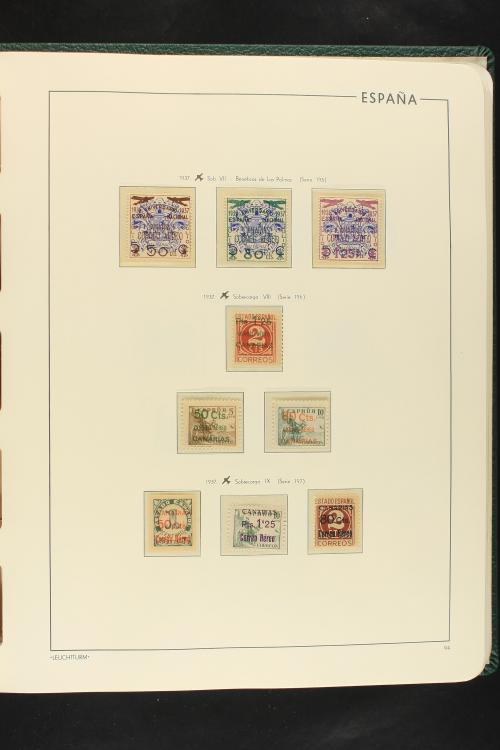 LOTES y COLECCIONES. ESPAÑA. Colección de 1900 a 1949 en dos