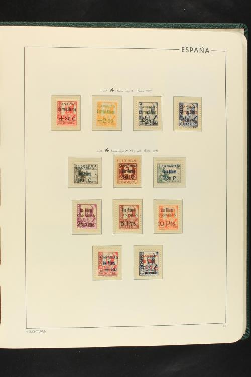 LOTES y COLECCIONES. ESPAÑA. Colección de 1900 a 1949 en dos