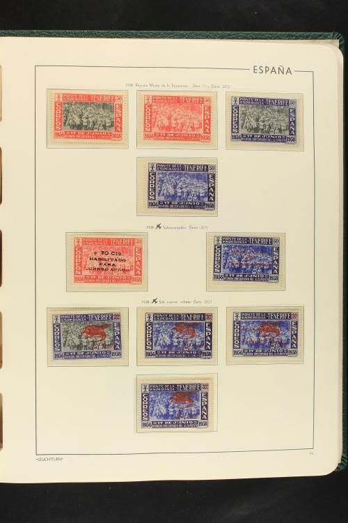 LOTES y COLECCIONES. ESPAÑA. Colección de 1900 a 1949 en dos