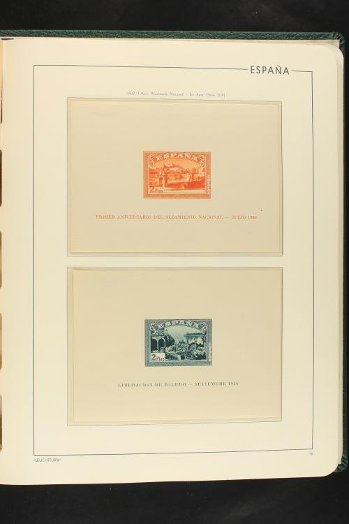 LOTES y COLECCIONES. ESPAÑA. Colección de 1900 a 1949 en dos