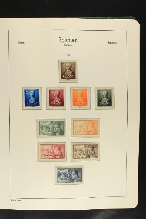 LOTES y COLECCIONES. ESPAÑA. Colección de 1950 a 2017. Práct