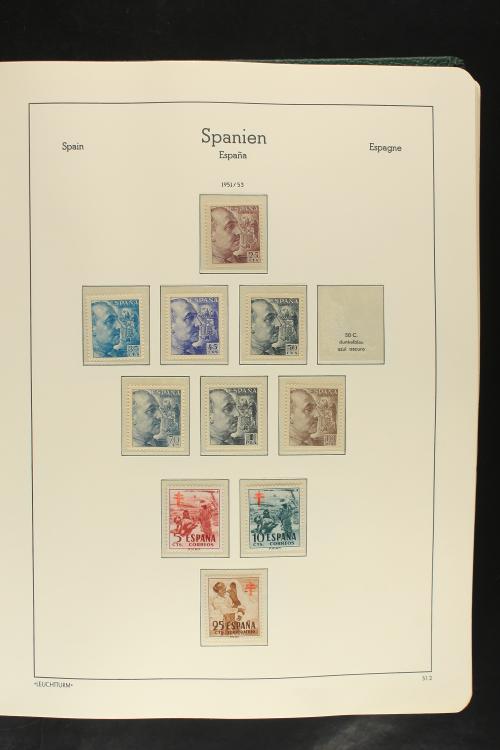 LOTES y COLECCIONES. ESPAÑA. Colección de 1950 a 2017. Práct