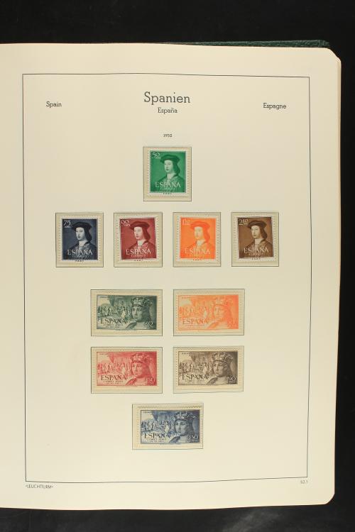 LOTES y COLECCIONES. ESPAÑA. Colección de 1950 a 2017. Práct