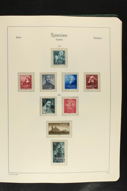 LOTES y COLECCIONES. ESPAÑA. Colección de 1950 a 2017. Práct