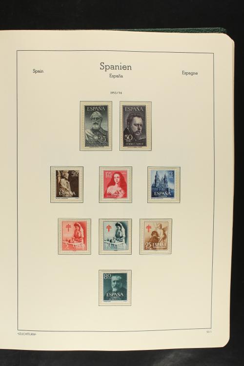 LOTES y COLECCIONES. ESPAÑA. Colección de 1950 a 2017. Práct