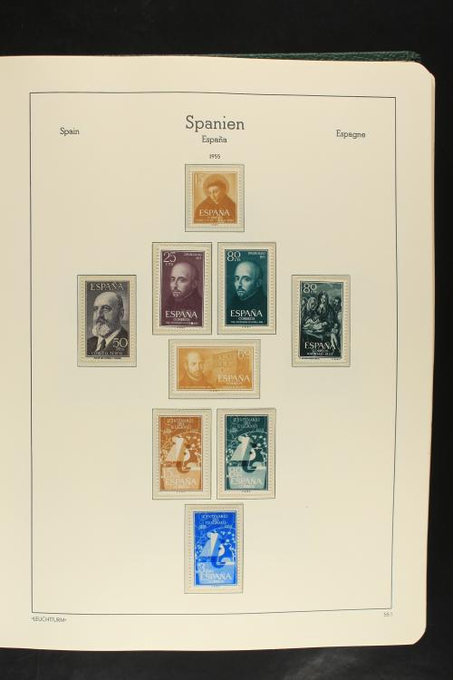 LOTES y COLECCIONES. ESPAÑA. Colección de 1950 a 2017. Práct