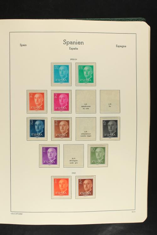 LOTES y COLECCIONES. ESPAÑA. Colección de 1950 a 2017. Práct