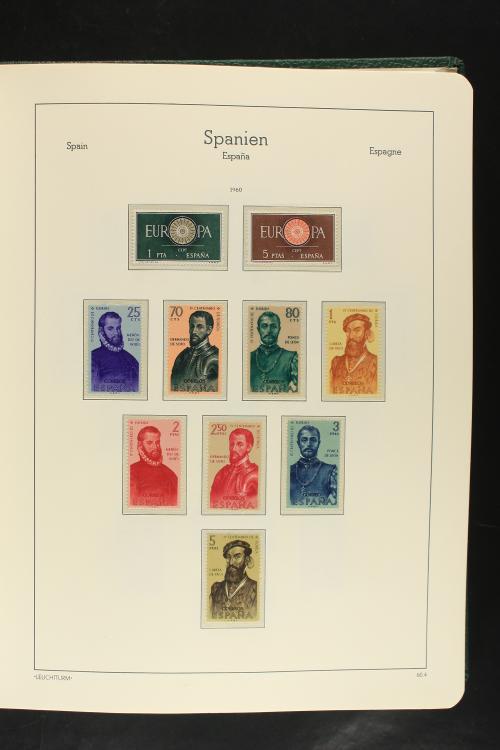 LOTES y COLECCIONES. ESPAÑA. Colección de 1950 a 2017. Práct