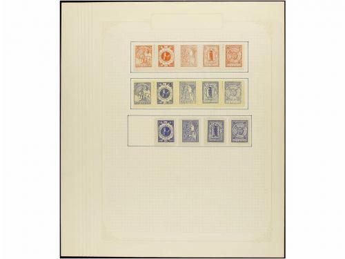 ESPAÑA: VIÑETAS. COLECCIÓN de Viñetas NACIONALISTAS editadas