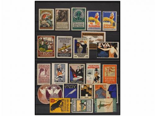 ESPAÑA: VIÑETAS. VIÑETAS DE PUBLICIDAD (POSTER STAMPS). Conj