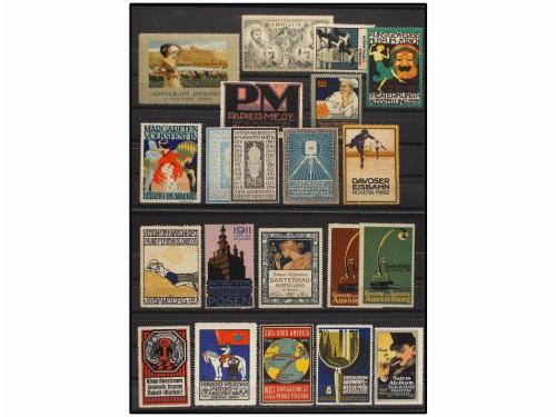 ESPAÑA: VIÑETAS. VIÑETAS DE PUBLICIDAD (POSTER STAMPS). Conj