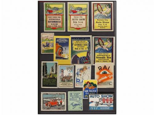 ESPAÑA: VIÑETAS. VIÑETAS DE AUTOMÓVILES (POSTER STAMPS). Col