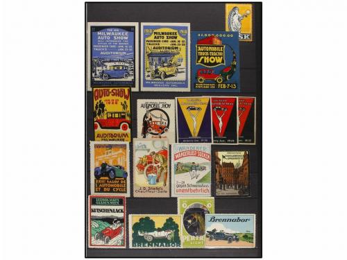 ESPAÑA: VIÑETAS. VIÑETAS DE AUTOMÓVILES (POSTER STAMPS). Col