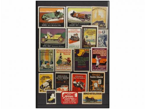 ESPAÑA: VIÑETAS. VIÑETAS DE AUTOMÓVILES (POSTER STAMPS). Col