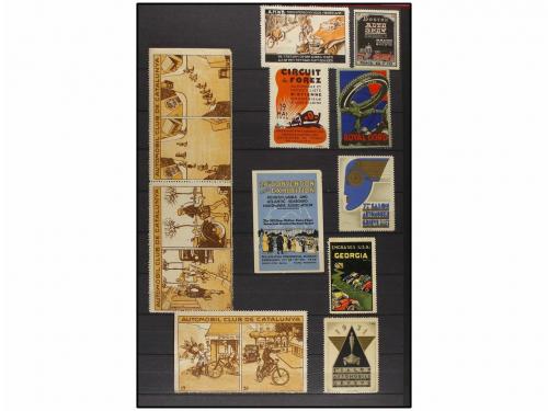 ESPAÑA: VIÑETAS. VIÑETAS DE AUTOMÓVILES (POSTER STAMPS). Col