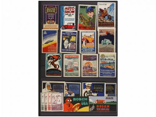 ESPAÑA: VIÑETAS. VIÑETAS DE AUTOMÓVILES (POSTER STAMPS). Col