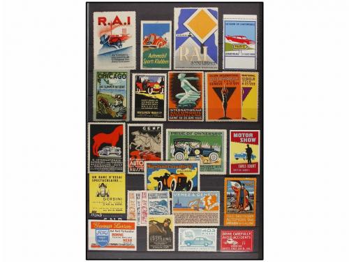 ESPAÑA: VIÑETAS. VIÑETAS DE AUTOMÓVILES (POSTER STAMPS). Col