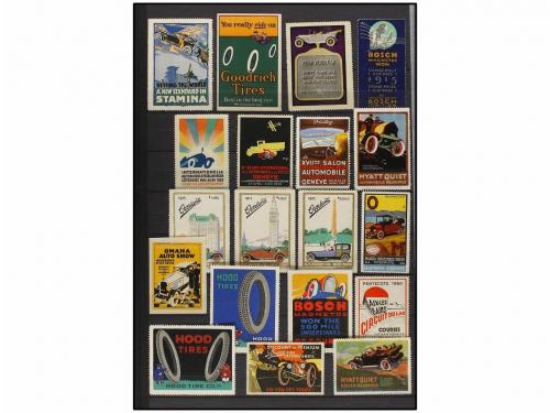 ESPAÑA: VIÑETAS. VIÑETAS DE AUTOMÓVILES (POSTER STAMPS). Col