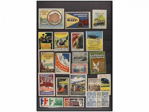 ESPAÑA: VIÑETAS. VIÑETAS DE AUTOMÓVILES (POSTER STAMPS). Col