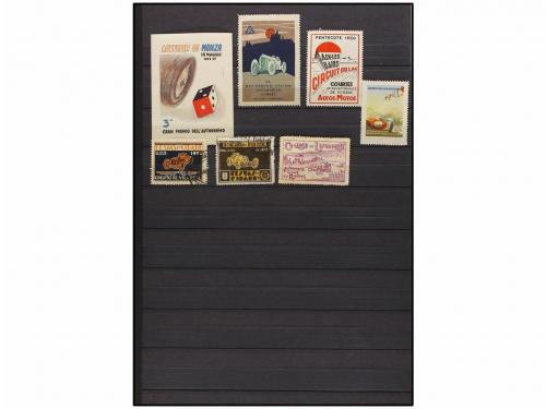 ESPAÑA: VIÑETAS. VIÑETAS DE AUTOMÓVILES (POSTER STAMPS). Col