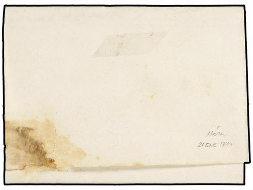 ✉ ESPAÑA: PREFILATELIA. 1844. MORA DE EBRO a TORTOSA. Marca 