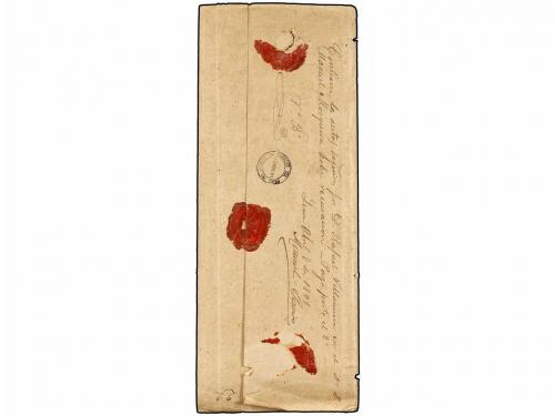 ✉ PERU. 1891. LIMA a HUARAZ. Plica Judicial franqueada con s