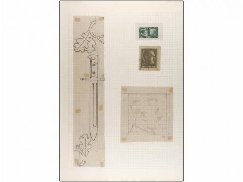 ✉ ITALIA. 1941. FRATELLANZA D&#39;ARMI ITALO-TEDESCA. Dos diseño