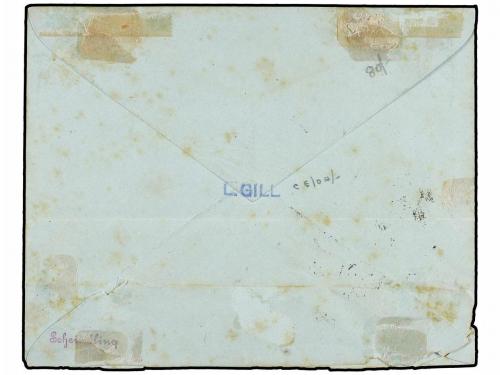 ✉ DOMINICA. 1883. DOMINICA to ST. KITTS. Registered envelope