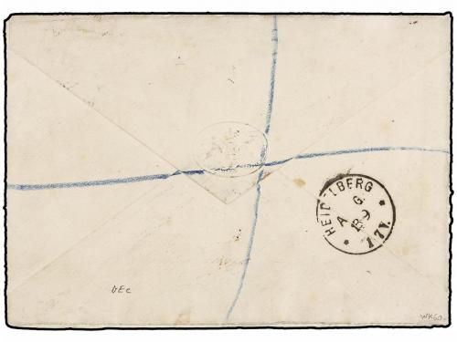 ✉ BAHAMAS. 1889. On Her Majesty&#39;s Service registered cover t