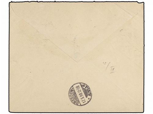 ✉ NIGERIA. 1898. Registered envelope to GERMANY very nice fr