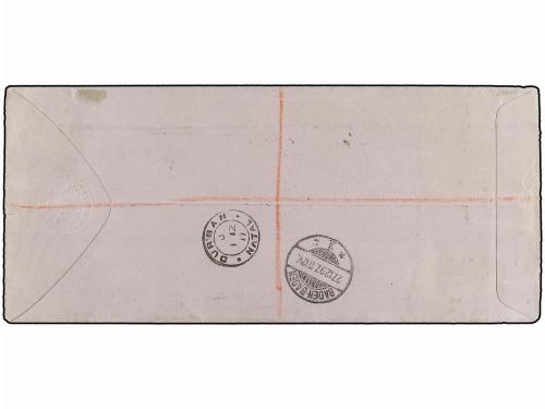 ✉ ZULULAND. 1897. ZULULAND to GERMANY. Registered Official c
